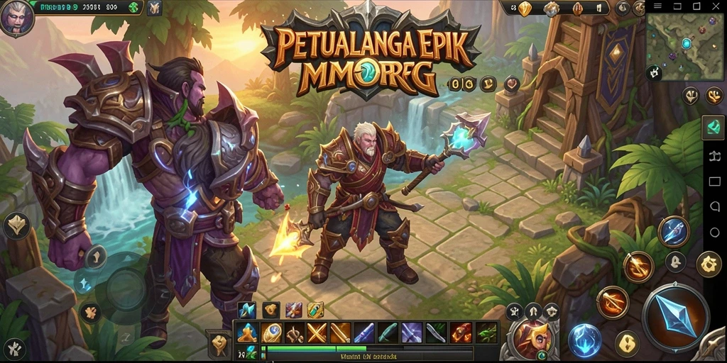 Gameplay seru di dunia fantasi MMORPG 2757.