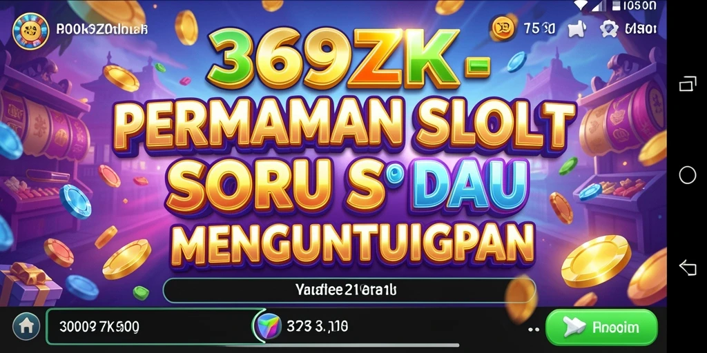 Tampilan gameplay menarik dari 369ZK dengan grafis yang menakjubkan.