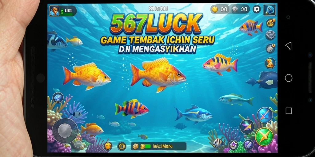 Gameplay seru menembak ikan di 567LUCK.