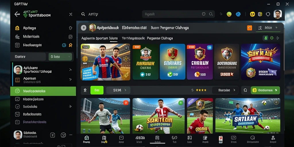 Screenshot gameplay API77 yang menunjukkan suasana taruhan olahraga.