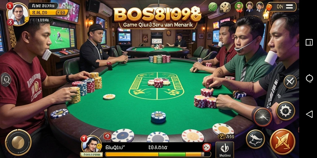 Tampilan gameplay QiuQiu yang seru dan menarik.