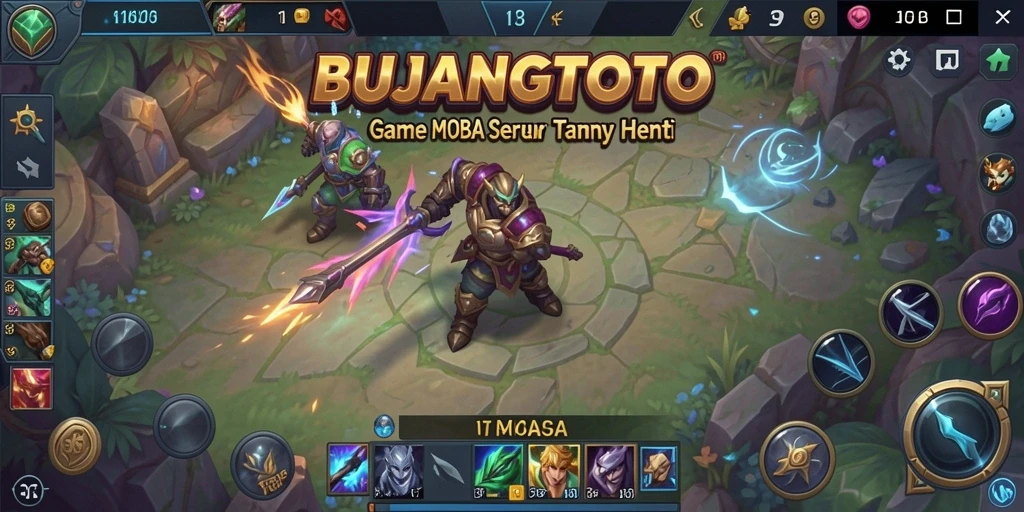 Tampilan menarik dan gameplay intens di BUJANGTOTO.