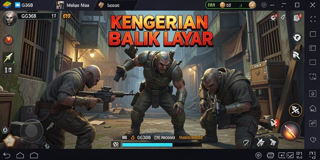 Tangkapan layar menunjukkan suasana mencekam dalam gameplay horor.