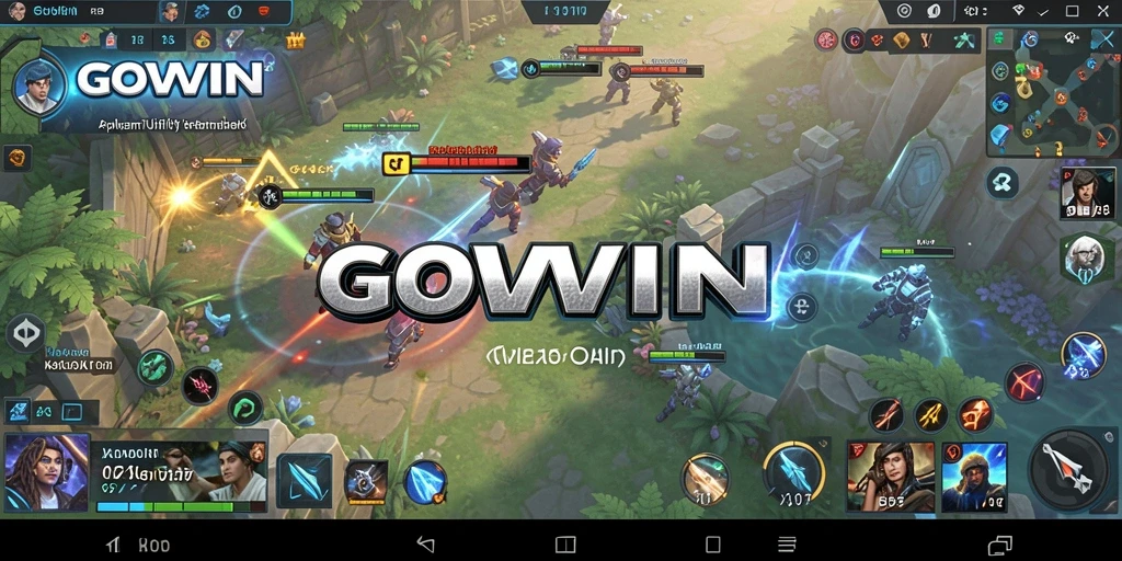 Tampilan antarmuka pengguna aplikasi GOWIN yang sederhana dan fungsional.
