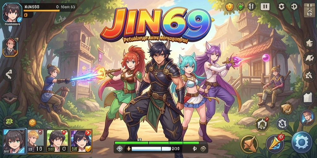 Gameplay seru dan aksi mendebarkan di JIN69