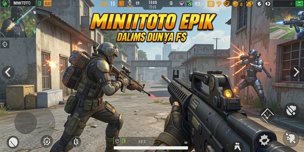 Gameplay intens dari MINITOTO dengan aksi tembak-menembak yang mendebarkan.
