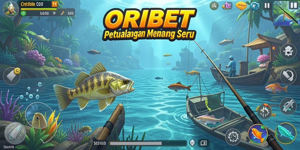 Tangkapan ikan besar dalam gameplay ORIBET yang menegangkan.