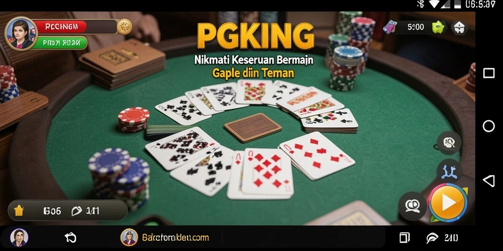 Tampilan gameplay utama PGKING yang seru dan interaktif.