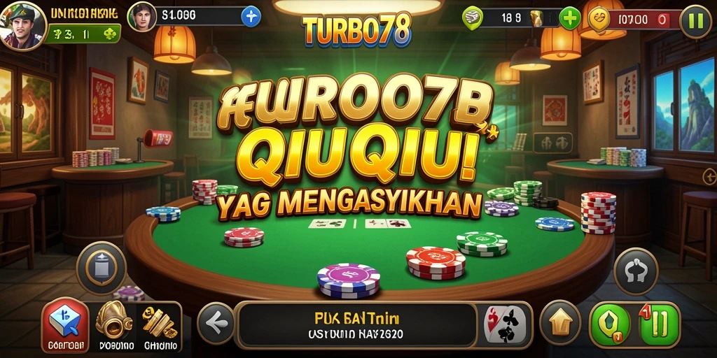 Tampilan menarik dari gameplay QiuQiu TURBO78.