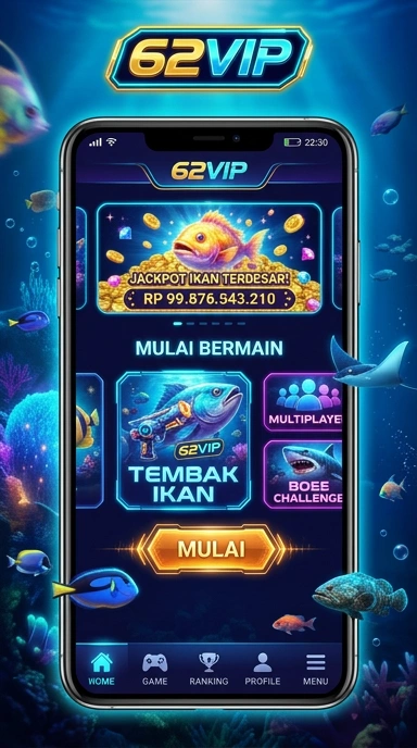 Antarmuka pengguna 62vip yang intuitif dan mudah dinavigasi.